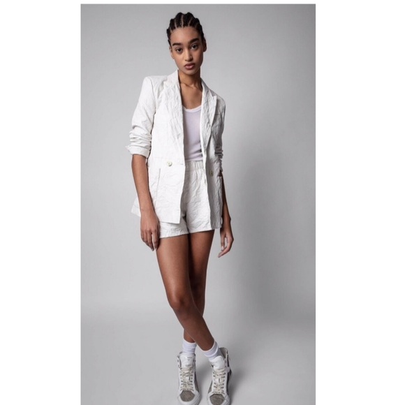 Zadig & Voltaire Jackets & Blazers - ISO- Zadig & Voltaire Visio Cuir Jacket in Judo.